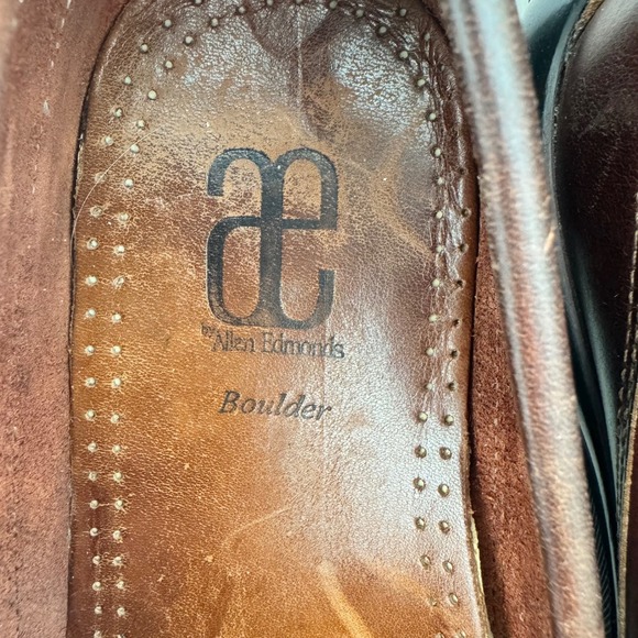 Allen Edmonds Boulder Leather Driving Moccasins Men\'s Size 10.5‎ B Dark Brown main image 9